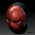 BULLDOZER-14.jpg Bulldozer Operator Belligerent skin Mask - Call of Duty Zombies - WARZONE - STL model 3D print file