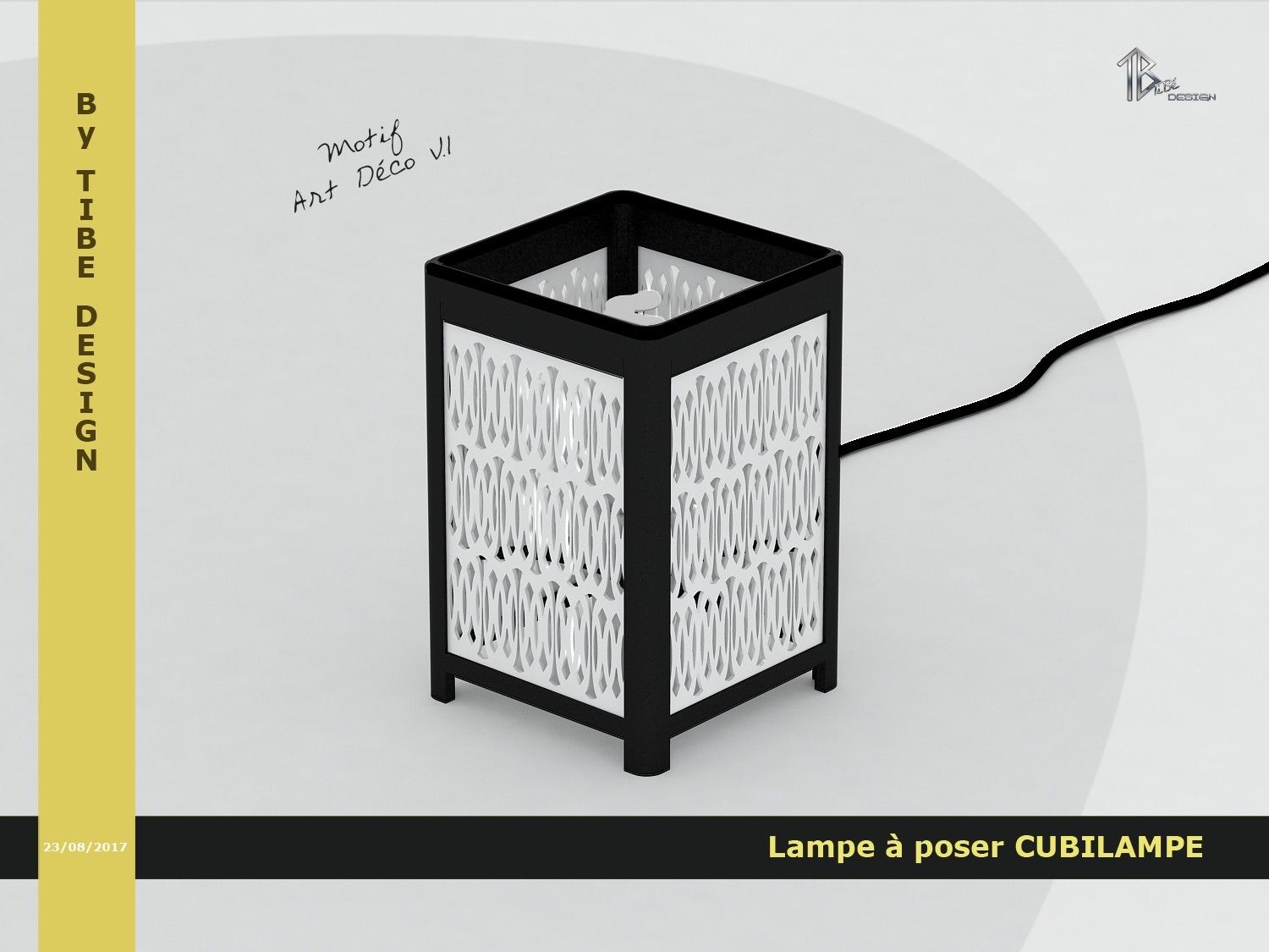 cubilampe_art_deco_v1-01.jpg Download STL file Table lamp Cubilampe • Object to 3D print, Tibe-Design