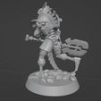 fauchard_2.jpg Download file W40k Miniature Warrior of melee • 3D printable design, martinletiec