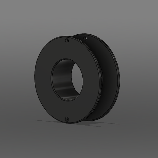 3D Prnitable Electrical Wire Spools with Wall Mount 3D model