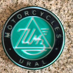 faa7148d49ace4a6982bb3f55420d103_display_large.jpg Free STL file Ural Motorcycles Logo Sign・3D printable model to download
