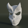 100.png Devil Face Mask - Pig Cosplay Mask 3D print model