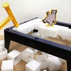 Juego-oso-polo.webp STL-Datei Würfelspiel Oso Polo・Modell zum Herunterladen und 3D-Drucken