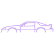 Chevrolet Camaro Z28 1992.stl Camaro Multipack Silhouette Wall Art