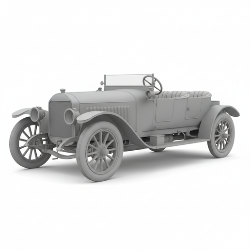 Napier 60HP endurance car STL, parking lot diorama STL, 1900s car STL, classic V8 car STL, widebody car STL, car miniature STL, car for diorama, rally car STL, 1960s muscle car STL, car gift STL, luxury car STL, car model STL, printable car, car 3D print,