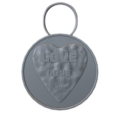 5.png Free STL file Valentine's Day Love Key Ring・3D printable model to download