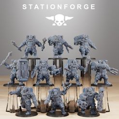 frontlinersheavysupport1.jpg 3D file Frontliners Heavy Support・Model to download and 3D print
