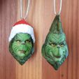 GrinchCults_0010_20211102_114118.jpg THE GRINCH (Jim Carrey) Christmas Ornament 2 X 1