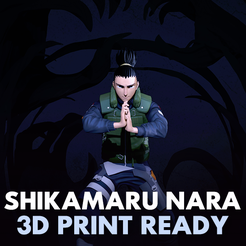 f A & y Ooms 4 a m1 3 SHIKAMARU NARA Re ety) 4 Archivo OBJ Shikamaru Nara dragón Sombra・Objeto para impresora 3D para descargar, sharmabharat
