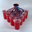05.jpg Beer Pong Funnel Dispenser Beerpong Partygame 10 Cups
