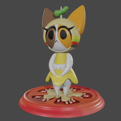 Burger_Color_render_1.png STL-Datei Chikn Nuggit - Cheezborger.・Design zum Herunterladen und 3D-Drucken