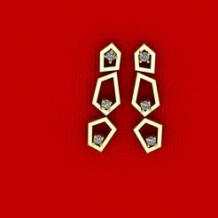 1.jpg Archivo STL Pendientes de moda・Plan de impresora 3D para descargar