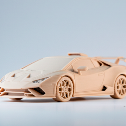🚗 Modelo 3D del Lamborghini Huracan STO・Archivo STL para