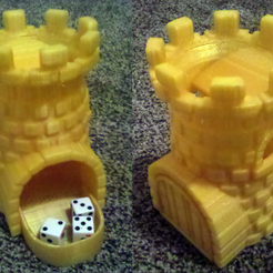 DiceTower2a.png Free STL file Brick Dice Tower・3D printer design to download