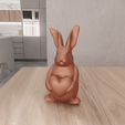 untitled.png 3D Easter Bunny with Heart Decor as Stl File & Heart Art, Easter Gift, Bunny Rabbit, Heart Decor, 3D Print File, Easter Decor, Easter Rabbit