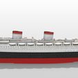 3.jpg STL file SS Rex ocean liner full hull and waterline printable model・3D printing model to download