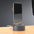 Hockey Iphone Stand Stick (2).jpg Themed iPhone Stand - Tesla, FORTNITE, Batman or Hockey