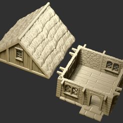 casa_restile_2.jpg Fichier 3D gratuit FERISIA Maison du petit agriculteur・Design pour imprimante 3D à télécharger, DadiDungeoneDintorni