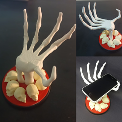 Design-sem-nome-19.png Archivo STL gratis Skull Fist - Soporte para teléfono・Objeto para impresora 3D para descargar