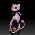 Mew-02.jpg Mew (v1) Pokémon figurine - 3D print model