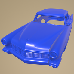 b16_013.png STL file Lincoln Continental Mark II 1956 PRINTABLE CAR BODY・3D printer design to download