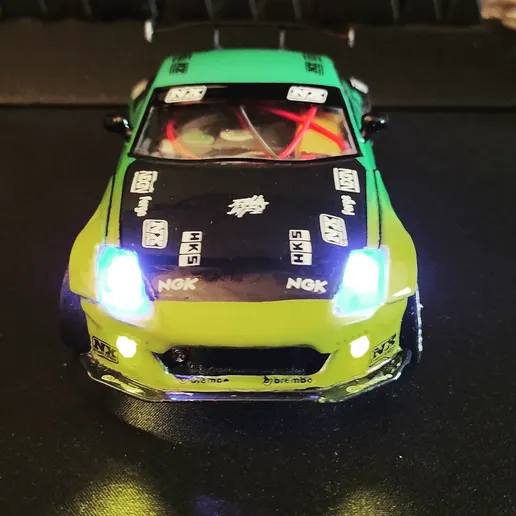 🚀 nissan 350z kit rocket bunny 1/18 1/10 1/64 rc・3D Print with