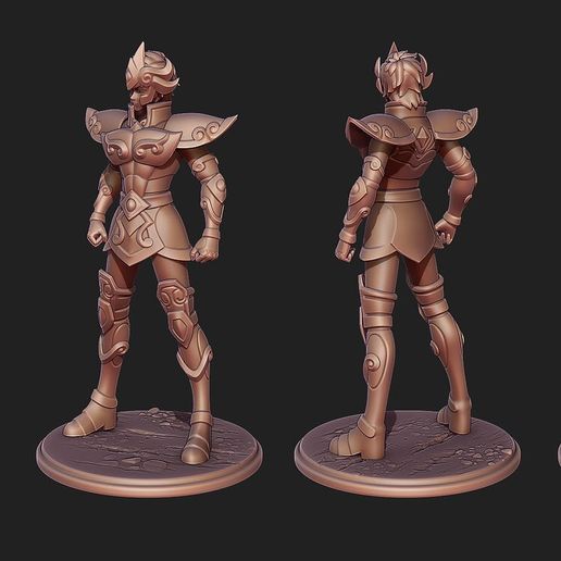 Aiolia Leo Saint Seiya 3D model