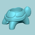 b11.png Turtle Back Vase - Cute Plant Pot - STL Printable