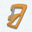 large_display_5eb2408c-6027-4b8a-b6d0-e8a2c081bcf6.webp Awesome Spring Carabiner - No supports - Print in Place