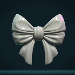 Bow-01.png Bow Ribbon relief