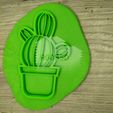 IMG_20190903_140615.jpg CACTUS - cookie cutter - Mexican party, desert, summer - cut dough and clay - 12cm