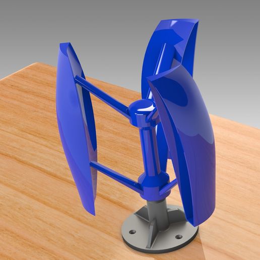 Untitled 722.jpg Pro VERTICAL AXIS WIND TURBINE mit oder ohne optionale gedruckte Lager