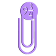 clip plataforma 934 V1.stl Harry Potter trombone, PLATE-FORME 934