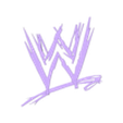 wwe wwf 4 logos ruthless-Aggression-.stl wwe and wwf 4 logos