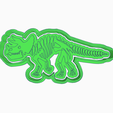 Triceratops.png DINOSAUR FOSSIL TRICERATOPS COOKIE CUTTER