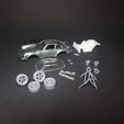 20211126_225819.jpg Porsche Fuchs Wheels 1:64 with axles, brake discs, roll cage and mirrors