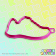 278_cutter.png RUNNING SNEAKERS SHOES COOKIE CUTTER MOLD