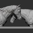 Love-horses-busts5.jpg Love horses bust 3D print model
