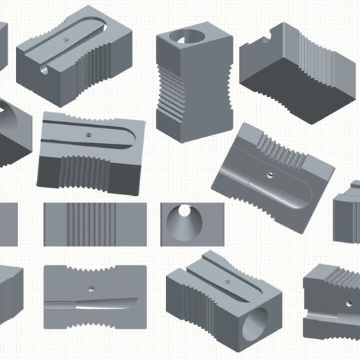 ️ Pencil Sharpener・ STL File for 3D printing・Cults