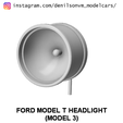 t3-1.png Ford Model T (Model 3) Headlight