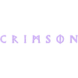 CRIMSON.stl LOGO DEL DESERTO CREMISI