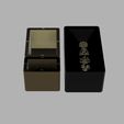 4-elemento-duplos-5.jpg Deck Box Double – Avatar Elements Inspired | 110 Sleeved Cards + Dice Storage | STL 3D Print