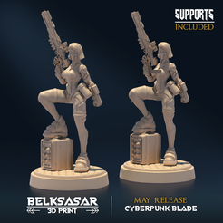 001.png STL file Neon Outlaw A Nude and Normal・Design to download and 3D print