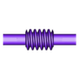 CD50İ25WSGK1_W.stl Worm Gear - Center D. 50 mm - Ratio  25 & 30 - Worm with Shaft