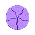 CircleAiO_5pcs.stl Bend/Break the Circles, Fraction Circles, Circle Models