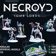 —— NECROYD — TOMB LORDS @ TERRAIN INCLUDED @ MODULAR BARRIERS @ BASES & SCENERY @ POSEABLE & MODULAR @ COUNTLESS INDIVIDUAL MODELS @ PRE-SUPPORTED [FREE PROMO]  NECROYD TOMB LORDS KICKSTARTER