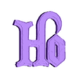 ho  1.stl logo/topper pour flipper Hook