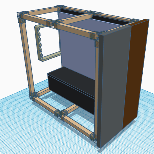 🪵 Wood Dowel PC Case Brackets (1/2