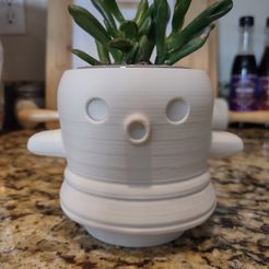 IMG_20220316_120131889_HDR.jpg STL file Squeakoid Planter - Animal Crossing New Horizons Gyroid・3D printer model to download