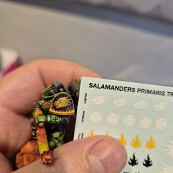 Salamanders Shoulder pads - Mk II  III  VII